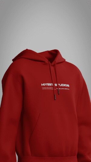 Crimson Red Hoodie