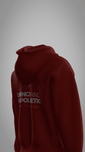 Crimson Red Hoodie