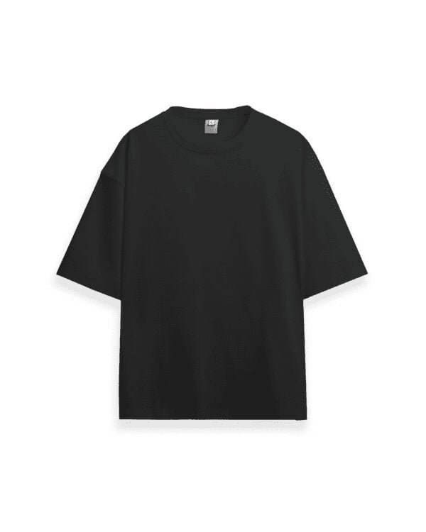 Buy Black Oversized T-Shirt Shadow Solid