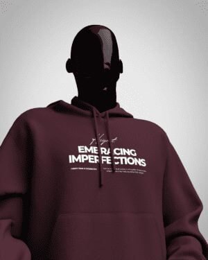 Maroon Embrace Hoodie