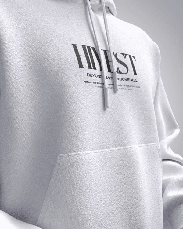 Oversized White Hoodie