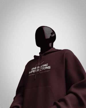 Maroon Embrace Hoodie