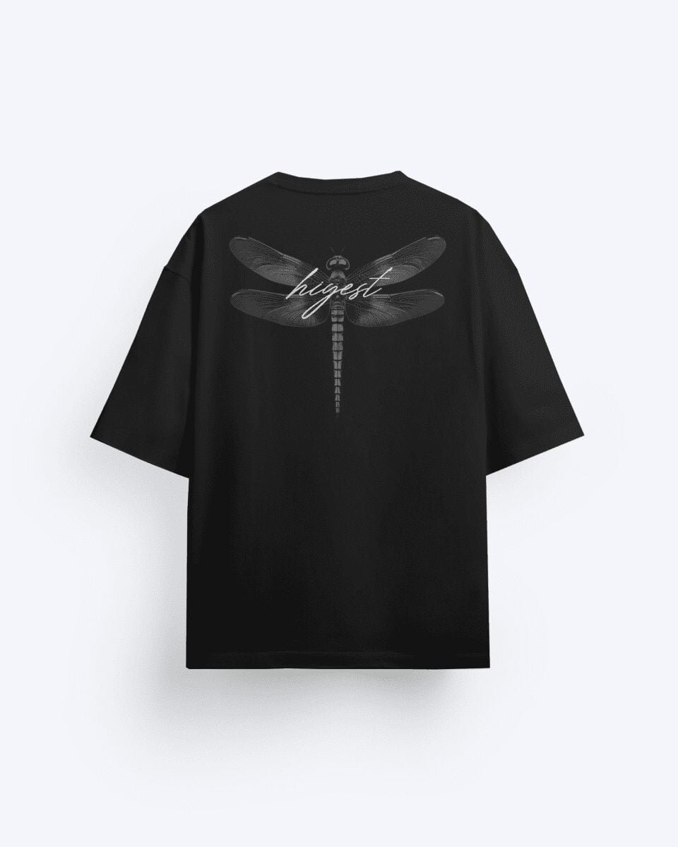 tshirts  online, buy black tshirts store near me, top-rated black oversized t-shirt on sale, black tshirts, tshirts for men & women, premium backprint black tshirts: monechrome dragonfly on a black t-shirt, black black tshirts