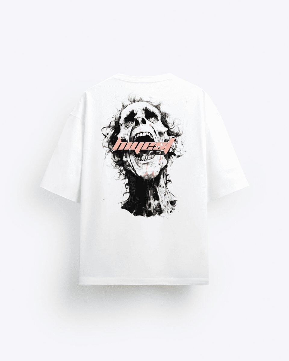 buy white oversized t-shirt on sale, tshirts store near me, premium backprint white tshirts: zombie backprint on a white t-shirt, tshirts  online, best white tshirts for men & women, white tshirts, white white tshirts