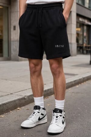Black Athletic Shorts-create-a-zara-like-photoshoot-showing-the-shorts-f