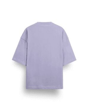 Heavyweight Lavender Oversized French Terry T-Shirt