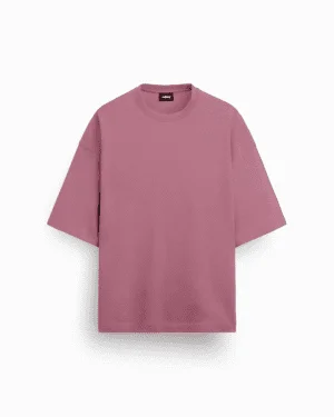 Puce Pink_Oversized_Terry T-Shirt1