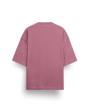 Heavyweight Pink Oversized French Terry T-Shirt